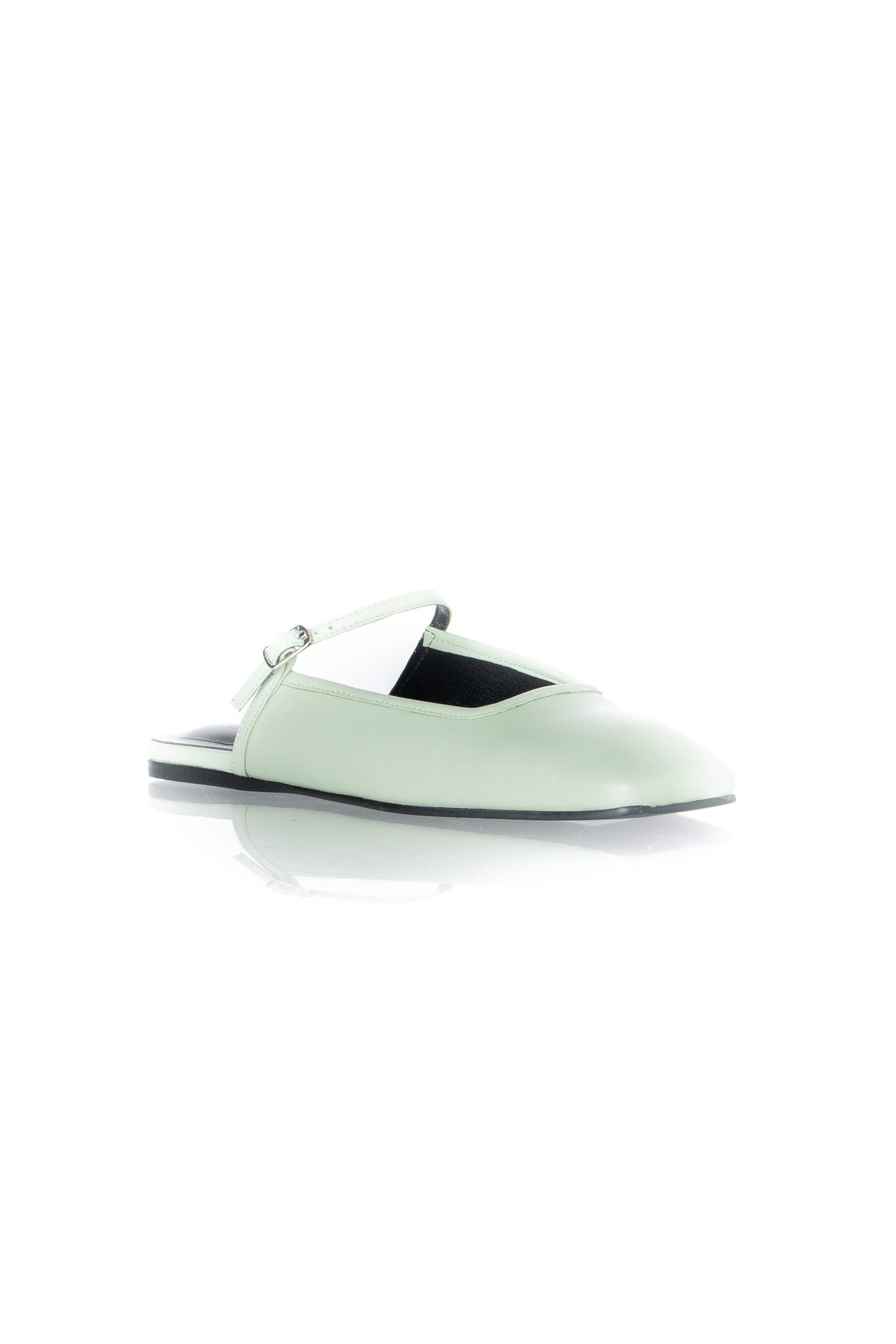 Tony Bianco mule mint con strap Mary Jane y punta cuadrada, tres cuartos