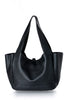 Tote Saint Laurent negra, vista posterior lisa