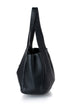 Tote Saint Laurent negra, perfil lateral opuesto