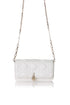 Dior Talk Phone Pouch Cannage latte, perfil lateral