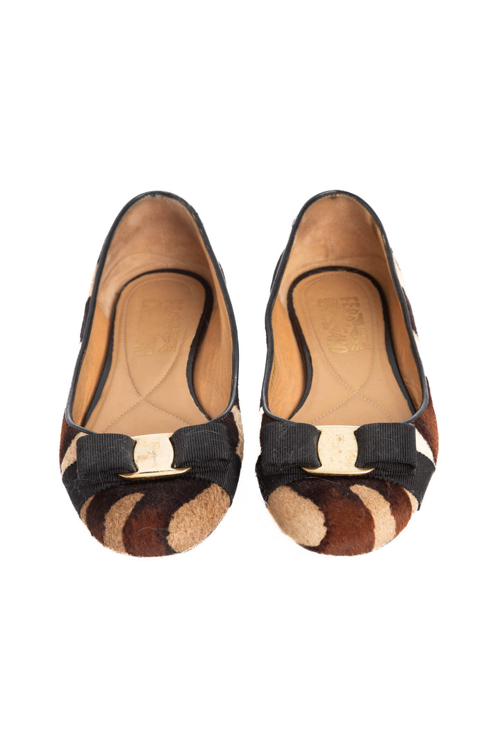 Zapato Salvatore Ferragamo café, detalle 8 – ClosetRehab