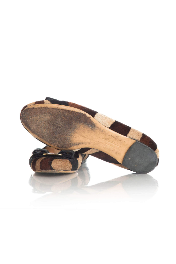Zapato Salvatore Ferragamo café, detalle 9 – ClosetRehab