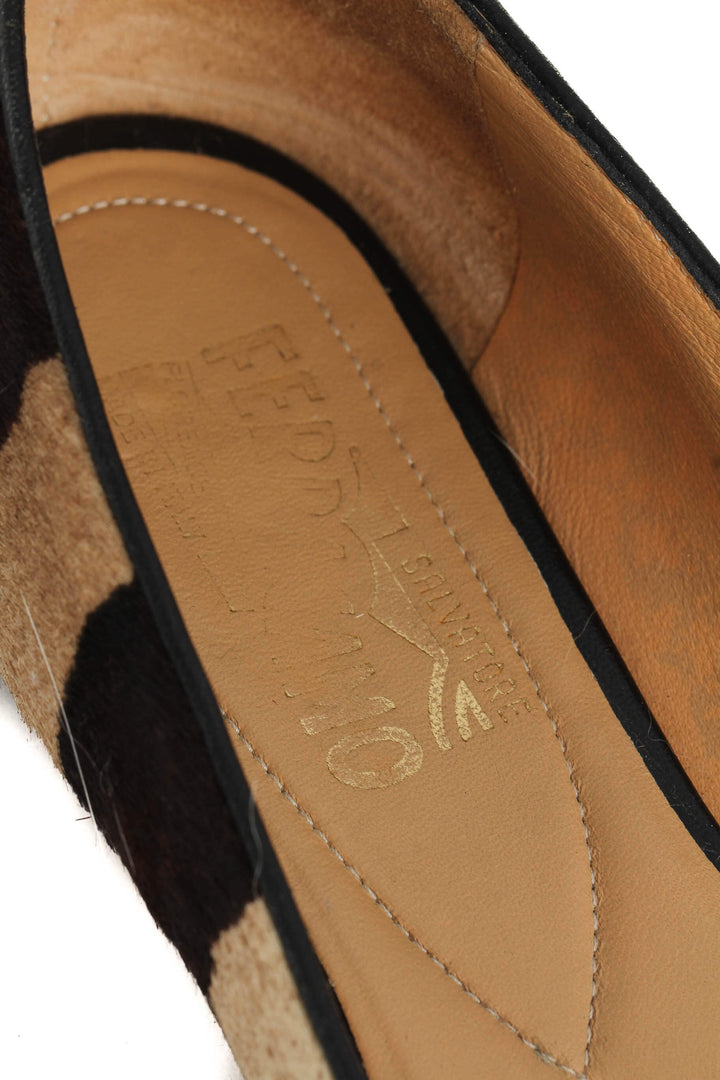 Zapato Salvatore Ferragamo café, detalle 12 – ClosetRehab