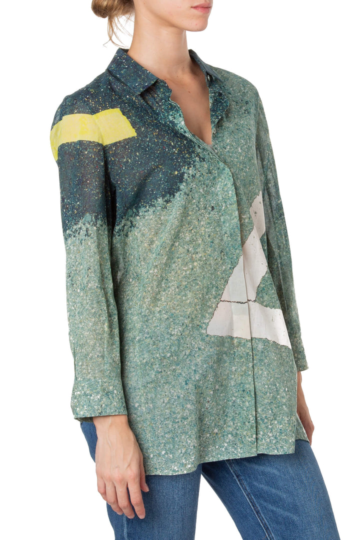 Blusa Akris Punto, vista posterior – ClosetRehab