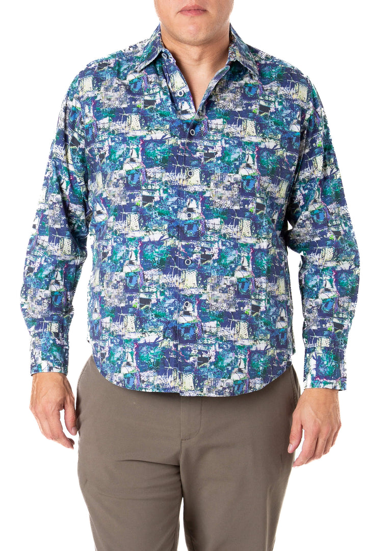 Camisa Robert Graham, vista frontal – ClosetRehab