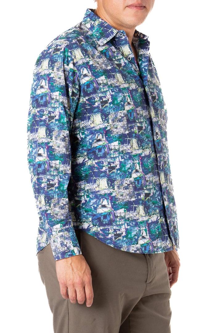 Camisa Robert Graham, vista posterior – ClosetRehab