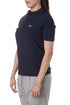 Polo Lacoste azul marino de manga corta, vista lateral
