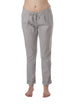 Pantalón Boss gris claro con jareta en la cintura, vista frontal