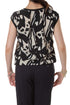 Blusa Adolfo Domínguez estampada con drape espalda, vista trasera