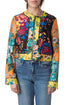 Chaqueta Diane von Furstenberg con estampado floral en paneles, vista frontal