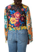 Chaqueta Diane von Furstenberg con estampado floral en paneles, vista trasera