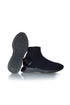 Salvatore Ferragamo Gancini Sock Sneakers — suela negra y lateral