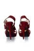 Prada Sandalias de plataforma con tiras — vista posterior del par