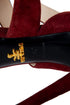 Prada Sandalias de plataforma con tiras — suela negra con logo dorado Prada y talla 38½