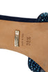 Gucci Sandalias de tacón con cristales — suela con etiqueta Gucci made in Italy talla 38½