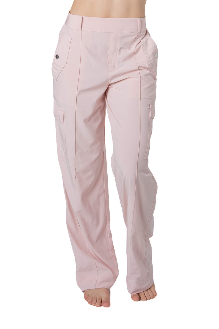 Pantalón Athleta rosa talla 6 de poliéster, preloved, vista frontal | ClosetRehab