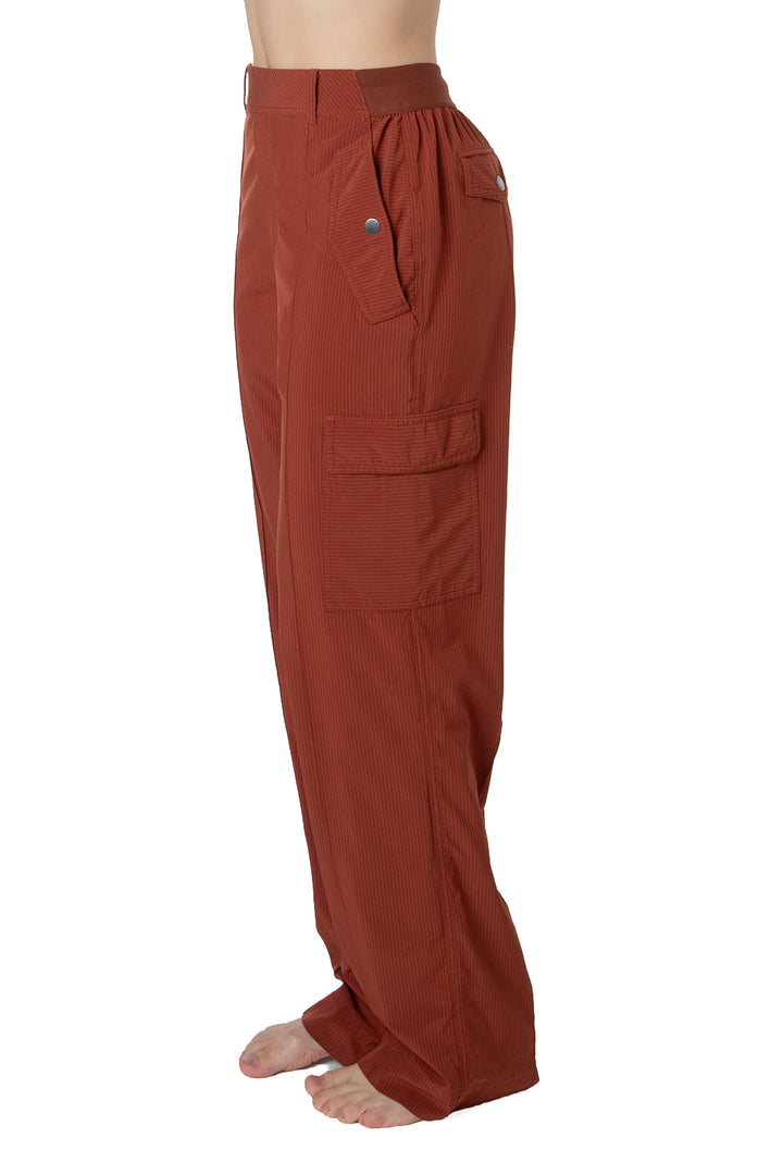 Pantalón Athleta terracota talla 6, vista lateral | ClosetRehab