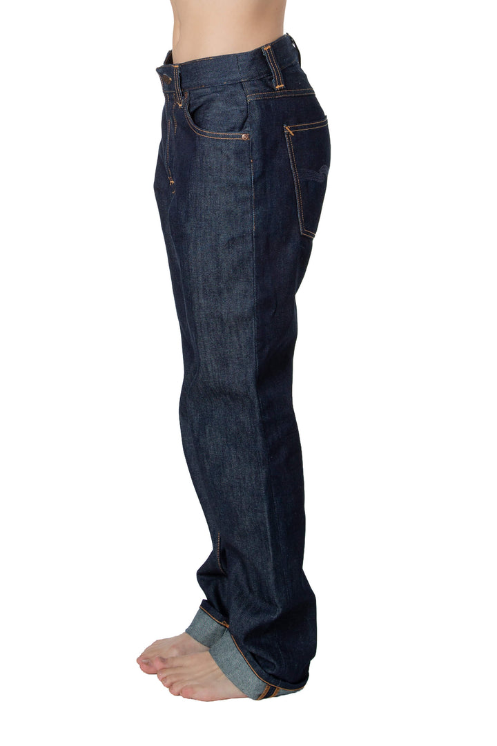 Jeans Nudie Jeans Gritty Jackson azul oscuro, vista lateral