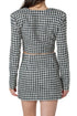 Conjunto Zara saco y falda pata de gallo, vista trasera