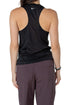 Blusa deportiva Nike negra sin mangas, vista trasera