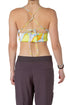 Top Zara satinado multicolor estampado, vista trasera