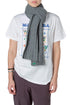 Bufanda Benetton tejida gris, vista frontal