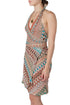 Vestido Missoni de tejido zigzag multicolor, vista lateral