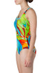 Traje de baño Gotexx completo estampado tropical, vista lateral