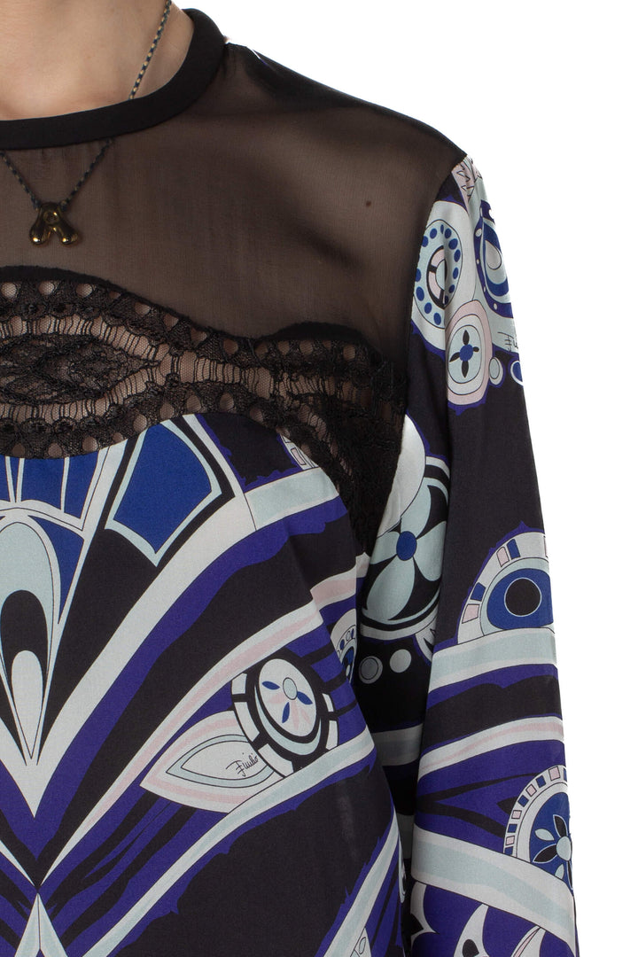 Blusa Emilio Pucci, detalle – ClosetRehab