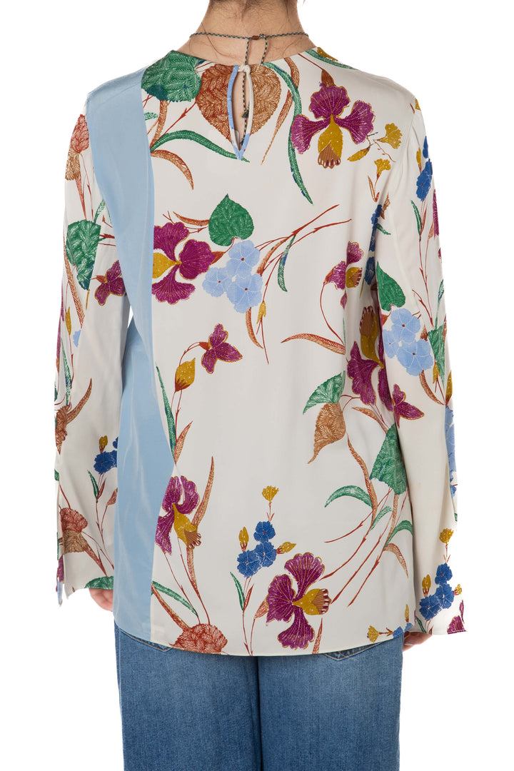 Blusa Diane von Furstenberg, vista lateral – ClosetRehab