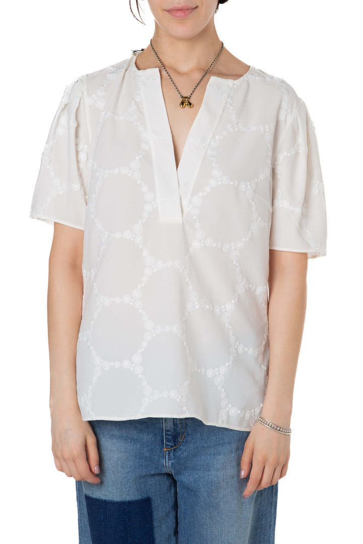 Blusa Akris Punto, vista frontal – ClosetRehab