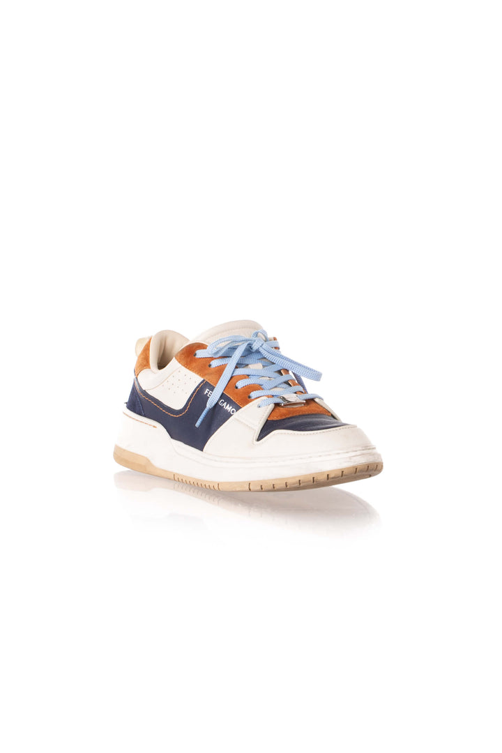 Tenis Ferragamo Dennis, vista lateral interior