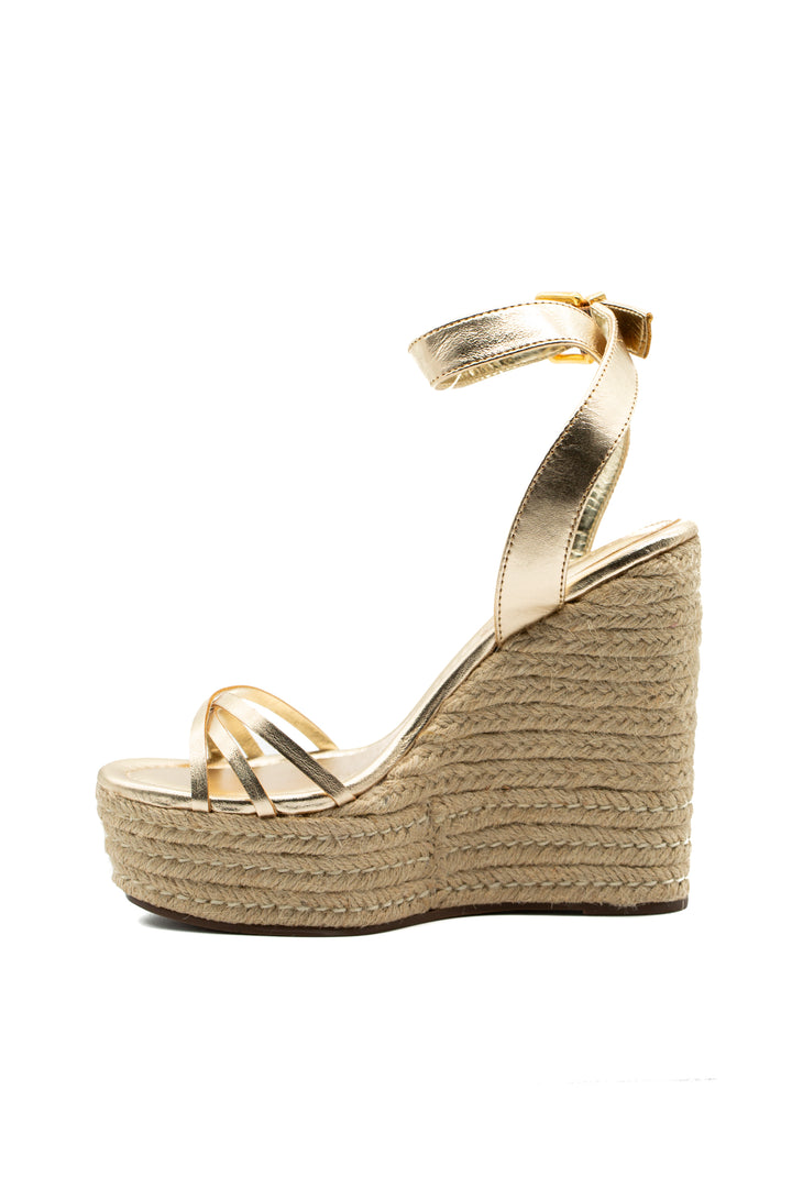 Zapato Schutz dorado, detalle – ClosetRehab