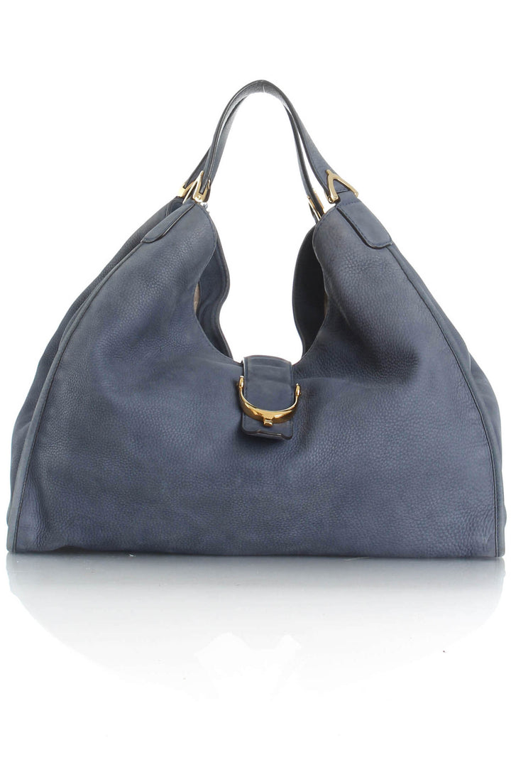 Bolsa Gucci azul, vista frontal – ClosetRehab