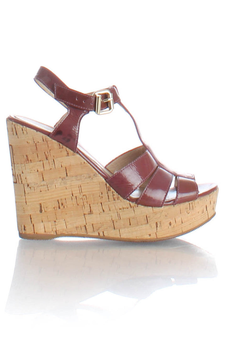 Zapato Fendi morado, vista frontal – ClosetRehab