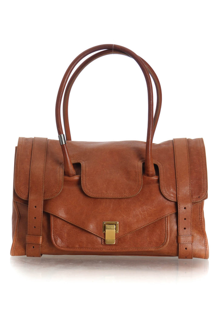 Bolsa Proenza Schouler café, vista frontal – ClosetRehab