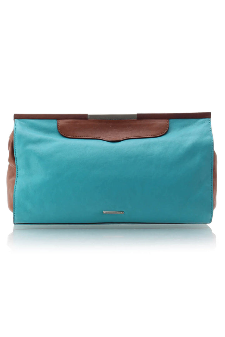 Bolsa Rebecca Minkoff azul, vista frontal – ClosetRehab