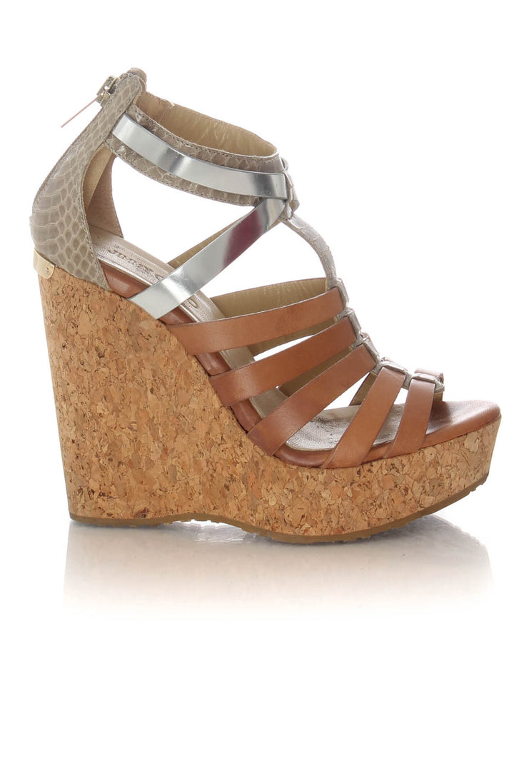 Zapato Jimmy Choo café, vista frontal – ClosetRehab