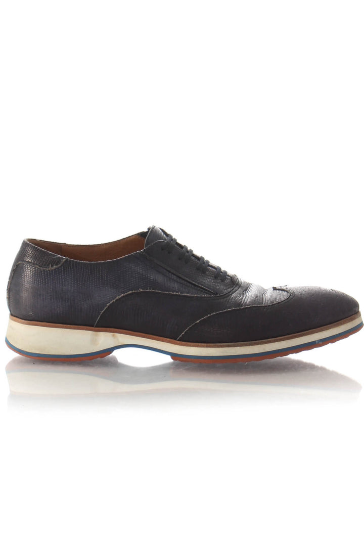 Zapato Prada azul, vista frontal – ClosetRehab