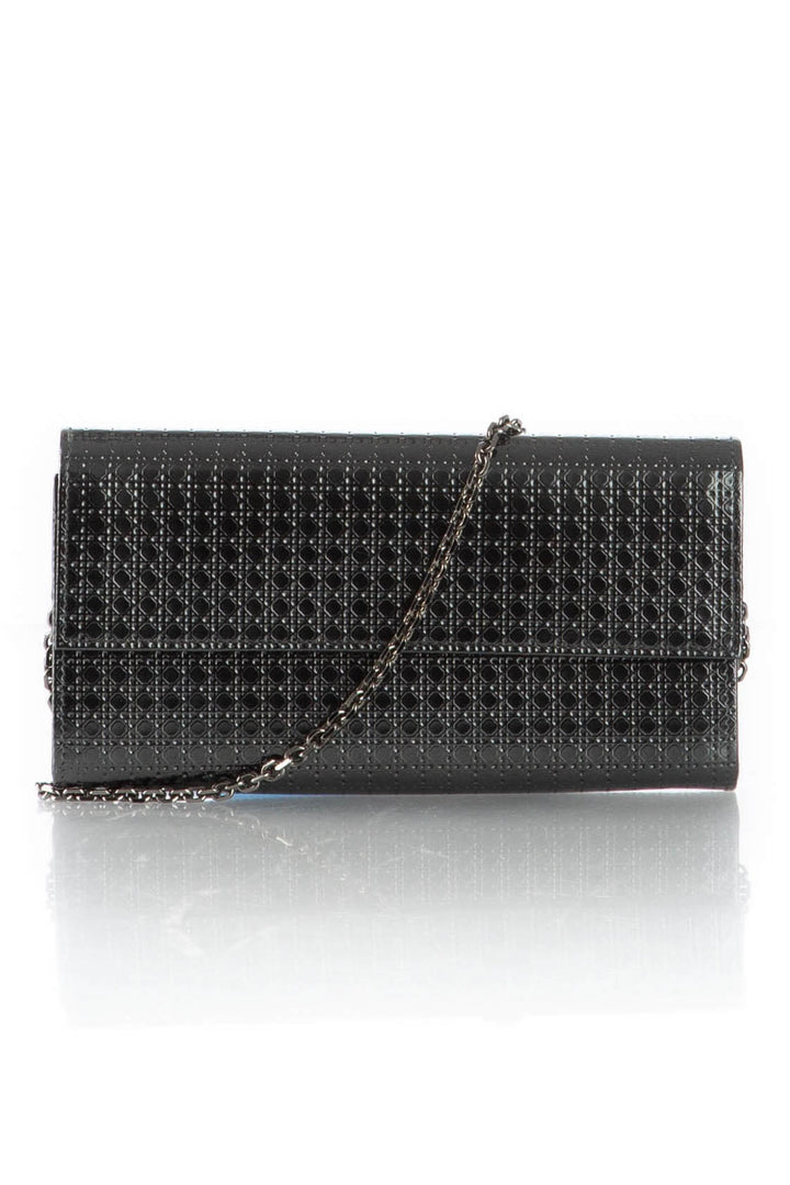 Bolsa Christian Dior gris, vista frontal – ClosetRehab