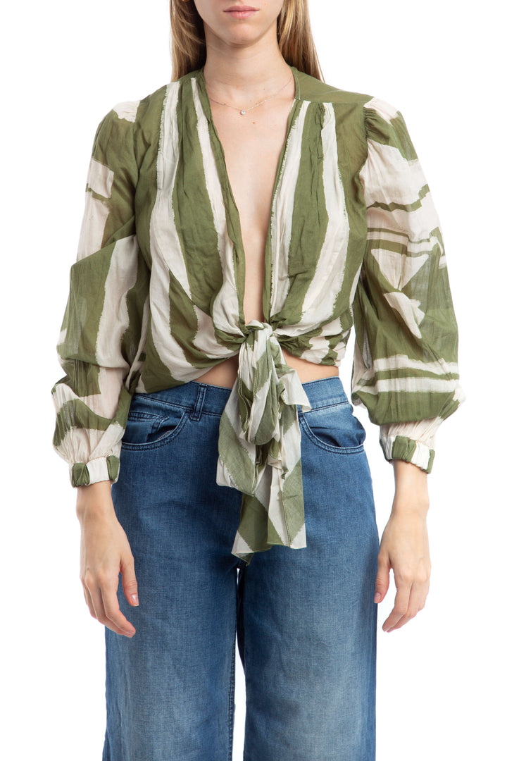 Blusa Johanna Ortiz, vista frontal – ClosetRehab
