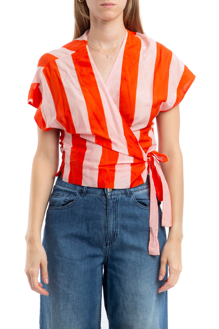 Blusa Diane von Furstenberg, vista frontal – ClosetRehab