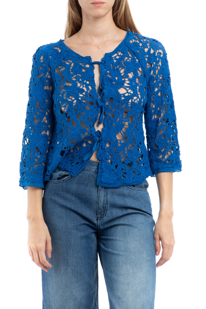 Blusa Purificación García, vista frontal – ClosetRehab