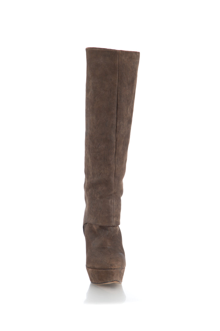Bota Elizabeth and James gris, vista posterior – ClosetRehab