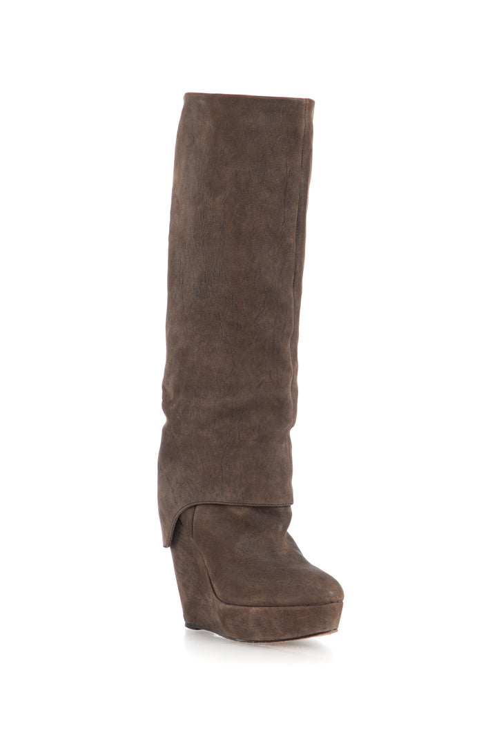 Bota Elizabeth and James gris, vista lateral – ClosetRehab