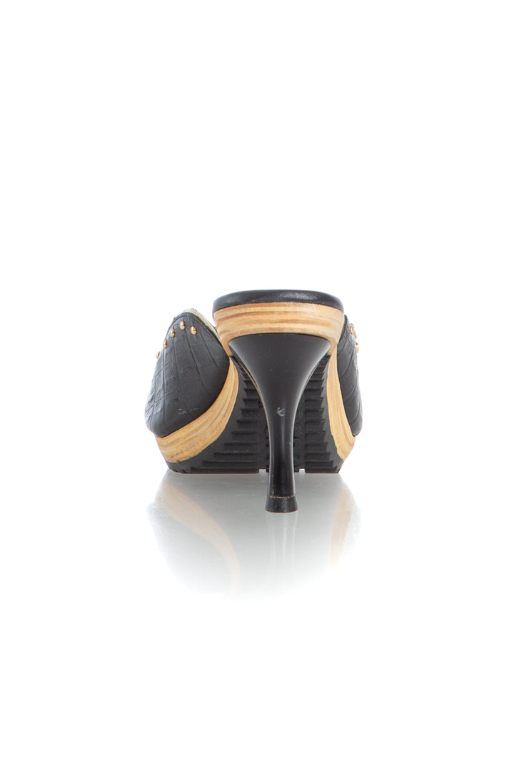 Zapato Carmen Steffens negro, detalle – ClosetRehab