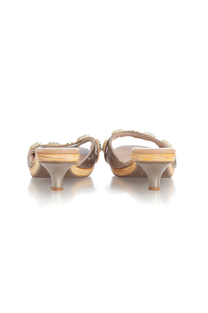Zapato Carmen Steffens dorado, detalle 5 – ClosetRehab