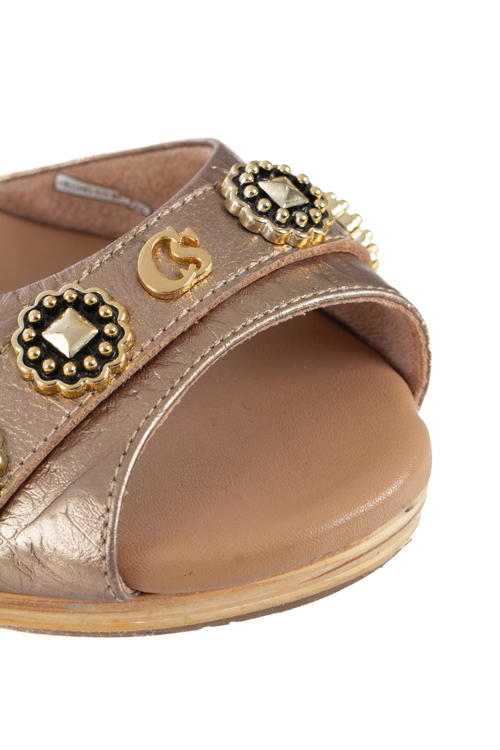 Zapato Carmen Steffens dorado, detalle 9 – ClosetRehab