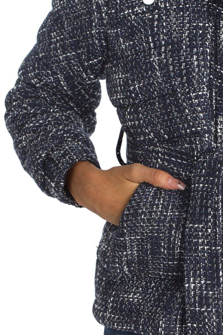Chamarra Maje azul, detalle 6 – ClosetRehab