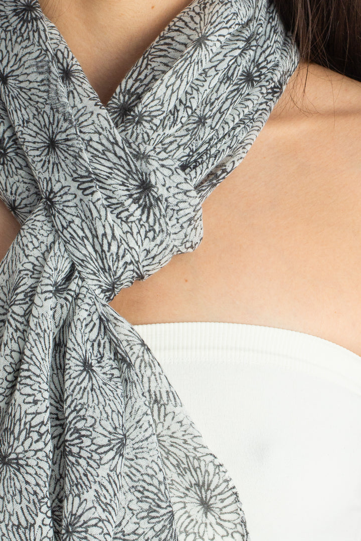 Bufanda J Crew gris, vista posterior – ClosetRehab